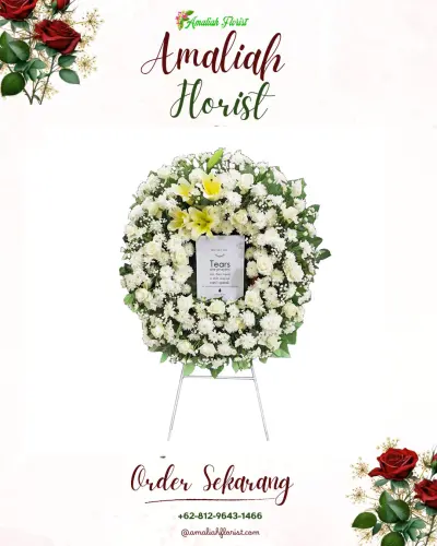 Krans Bunga Duka Cita di Cileungsing