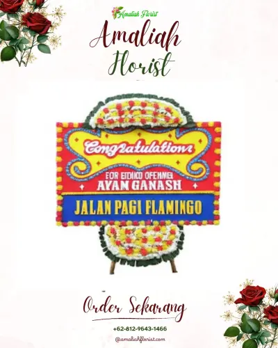 Bunga Papan Congratulation di Cileungsing